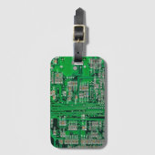 Circuit Board Painting Bagagelabel (Voorkant (verticaal))