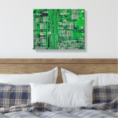 Circuit Board Painting Canvas Afdruk (Insitu (Slaapkamer))