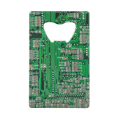 Circuit Board Painting Creditkaart Flessenopener (Achterkant)