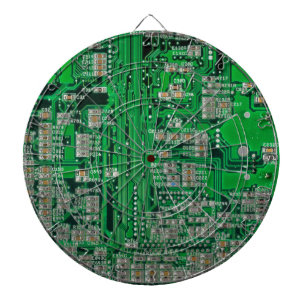 Circuit Board Painting Dartbord