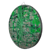 Circuit Board Painting Dartbord (Voorkant Rechts)