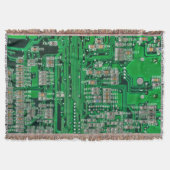Circuit Board Painting Deken (Voorkant)