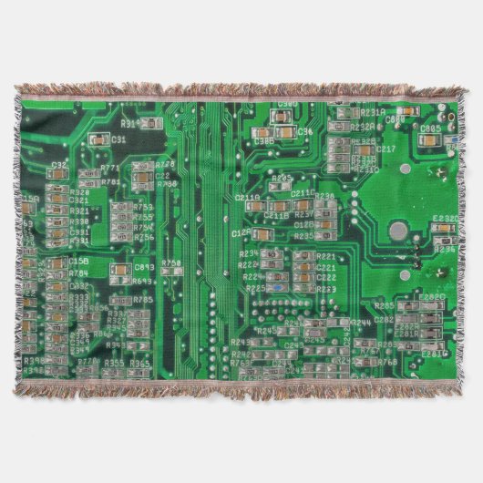 Circuit Board Painting Deken (Voorkant)