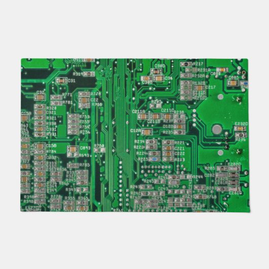 Circuit Board Painting Deurmat (Voorkant)