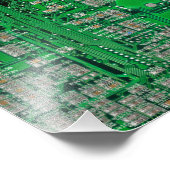 Circuit Board Painting Foto Afdruk (Hoek)
