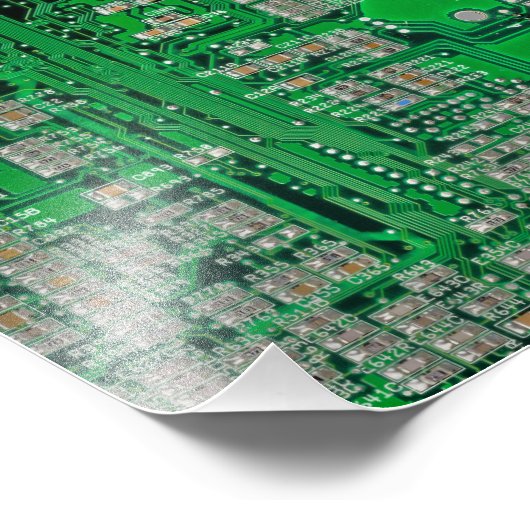 Circuit Board Painting Foto Afdruk (Hoek)