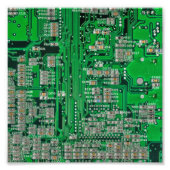Circuit Board Painting Foto Afdruk (Voorkant)