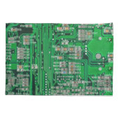Circuit Board Painting Kussensloop (Achterkant)