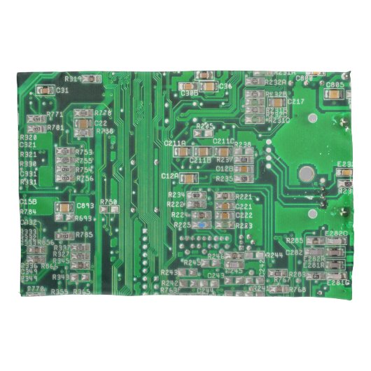 Circuit Board Painting Kussensloop (Voorkant)