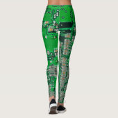 Circuit Board Painting Leggings (Achterkant)
