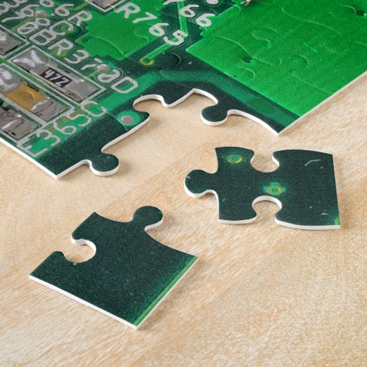 Circuit Board Painting Legpuzzel (Zijkant)