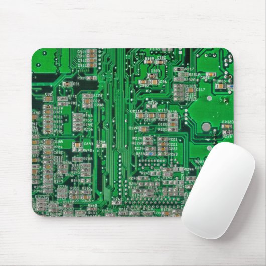 Circuit Board Painting Muismat (Met muis)