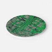 Circuit Board Painting Papieren Bordje (Gekanteld)