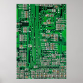 Circuit Board Painting Poster (Voorkant)