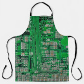 Circuit Board Painting Schort (Voorkant)
