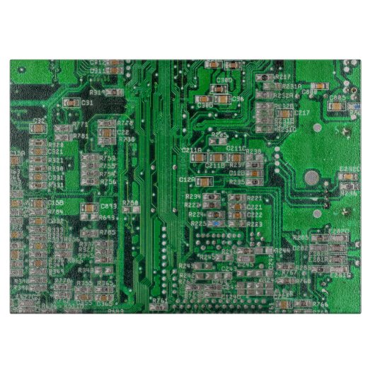 Circuit Board Painting Snijplank (Voorkant)
