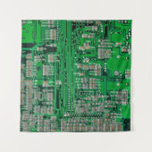 Circuit Board Painting Wandkleed (Voorkant)