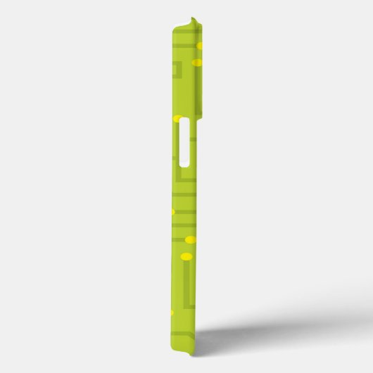 Circuit Board Tech INITIAAL groen spelplezier Case-Mate iPhone Case (Achterkant / Rechts)