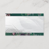 Circuit Board Tech | Softwareprogrammeur Visitekaartje (Achterkant)