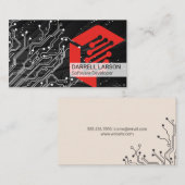 Circuit Board | Technology | Engineer Modern  Visitekaartje (Voorkant / Achterkant)