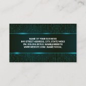 Circuit Board | Technology Logo Visitekaartje (Achterkant)