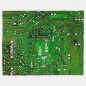 CIRCUIT BOARD Voor De Geek Die Alles Heeft Fleece Deken (Voorkant (Horizontaal))