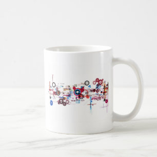 Circuit Board - White Koffiemok