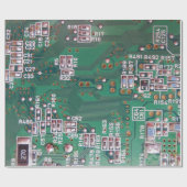 Circuit Board Wrapping Paper Cadeaupapier (Vlak)