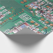 Circuit Board Wrapping Paper Cadeaupapier (Hoek)