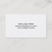 Circuit Board (zwart) Visitekaartje (Achterkant)