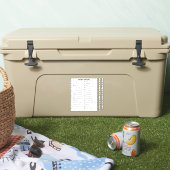 Circuit Breaker Directory & 30 zekeringkast Sticke Sticker (Koeler)