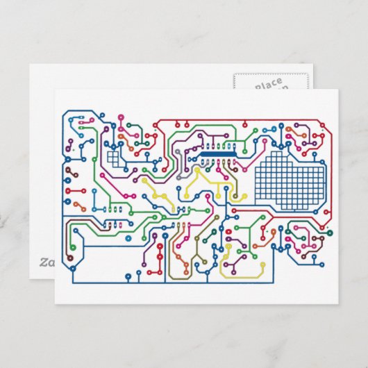 Circuit Briefkaart (Voorkant / Achterkant)