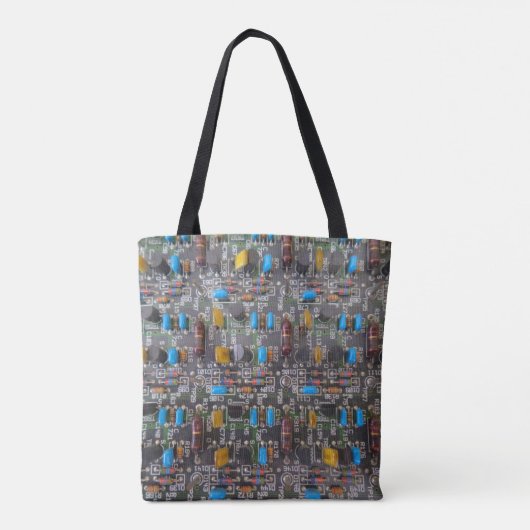 Circuit-Canvas tas (Achterkant)