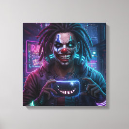Circuit Clown Canvas Afdrukken
