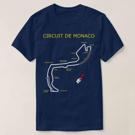 Circuit de Monaco T-shirt (Design voorkant)
