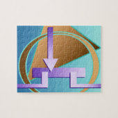 "Circuit Diagram" digitale kunstfoto Legpuzzel (Horizontaal)