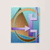 "Circuit Diagram" digitale kunstfoto Legpuzzel (Verticaal)