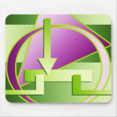 "Circuit Diagram" digitale kunstfoto Muismat (Voorkant)