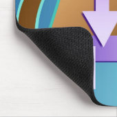 "Circuit Diagram" digitale kunstfoto Muismat (Hoek)