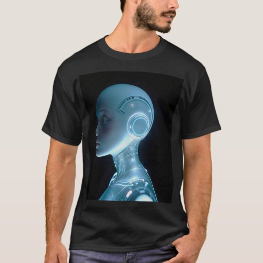 Circuit Dreams: A Cyberpunk Vision T-shirt (Voorkant)