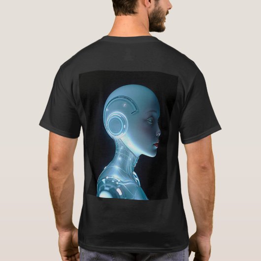 Circuit Dreams: A Cyberpunk Vision T-shirt (Achterkant)