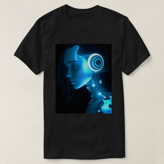 Circuit Dreams: A Cyberpunk Vision T-shirt (Design voorkant)