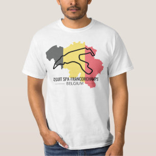 Circuit Francorchamps Voor Formule 1 fans T-shirt