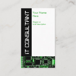 Circuit Green 2 "IT Consultant"-visitekaartje Visitekaartje