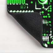 Circuit Green 2 "Jouw tekst" mondspad Muismat (Hoek)