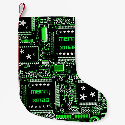 Circuit Green 2 "Merry Xmas"-voorraad Kleine Kerstsok (Voorkant)