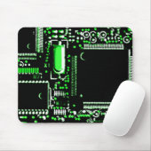 Circuit Green 2 mouspad Muismat (Met muis)