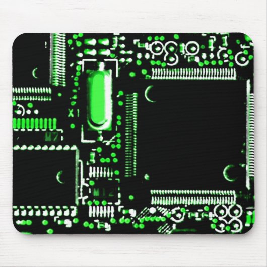 Circuit Green 2 mouspad Muismat (Voorkant)