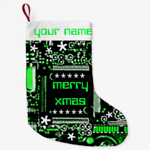 Circuit Green 2 Name met twee zijden Kleine Kerstsok