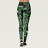 Circuit Green 2 op alle leggings (Achterkant)